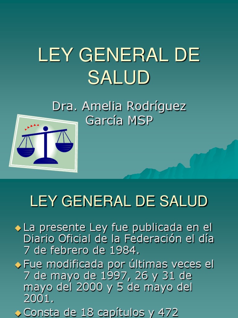 ley-general-de-salud-482.ppt | Trabajo Social | Alimentos