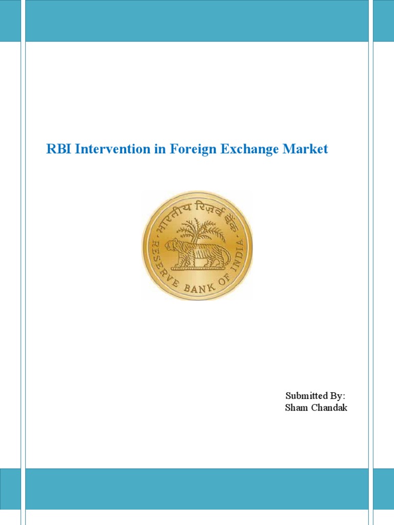 RBI's Role in Forex Market Management | PDF | Foreign Exchange Market ...