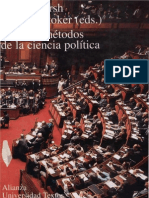 Rhodes R - El Institucionalismo - Teoria y Metodos de La Ciencia Politica