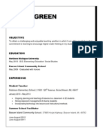 Maeve Green Resume