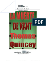 20847587 Thomas de Quincey La Muerte de Kant