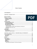 Acknowledgements and Table of Contents