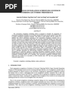 Download EXAMINATION INVIGILATION SCHEDULING SYSTEM IN OPTIMISING LECTURERS PREFERENCE by fairus SN13408091 doc pdf