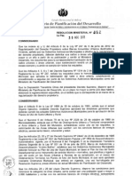 Reglamento - Especifico Del Ministerio de Desarrollo