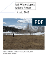 Utah Water Supply Outlook Report, April 2013