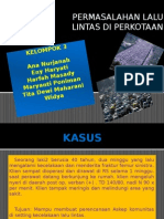 Permasalahan Lalu Lintas Perkotaan