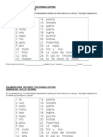 Dictados y lectura veloz semana 16-20 abril