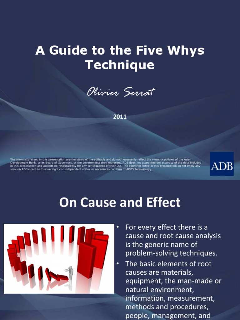 Guide to the Five Whys Technique | PDF | Causality | Epistemology