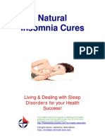 Free Sleep Disorders Insomnia Cures