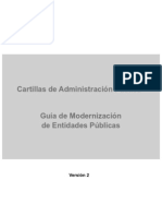 Guia modernizacion entidades publicas año 2009