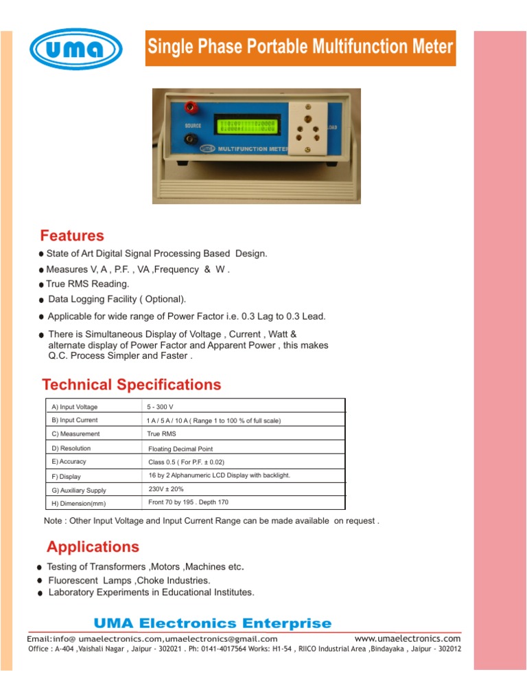 Catalog Multi Function | PDF