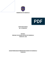 Download Perda RTRW Kota Bengkulu 2012 by Milka Cahaya SN134120141 doc pdf