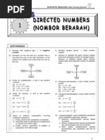 Modul latihan matematik tingakatan 2 bab 1: nombor berarah Modul latihan matematik tingakatan 2 bab 1: nombor berarah