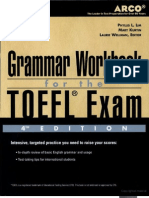 Grammar Workbook For The TOEFL Exam by Laurie Wellman Mary Kurtin