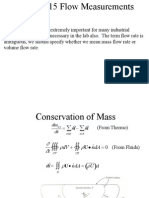 Chapter 15 Flow Measpurements