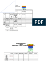 Exhibition Work Calendar