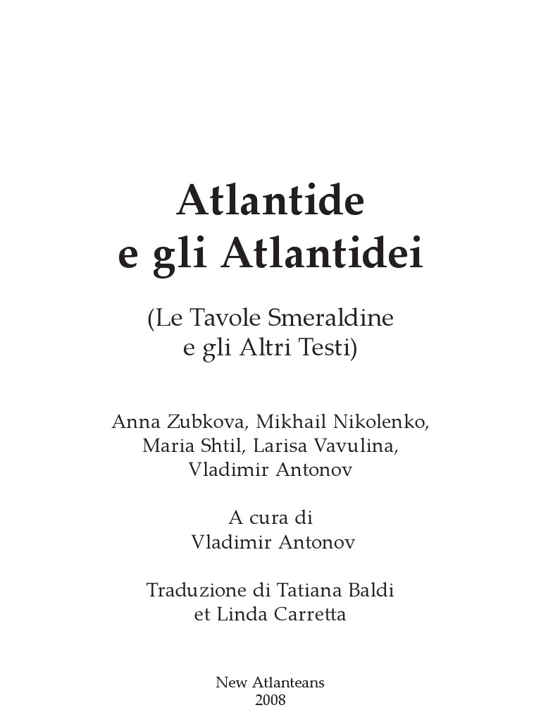 Atlantis | PDF