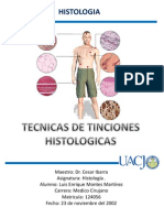 Tecnicas de Tinciones Histologicas