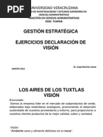 EJERCICIOS MISIÓN Y VISIÓN