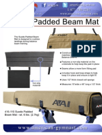 AG Suede Padded Beam Mat Flyer