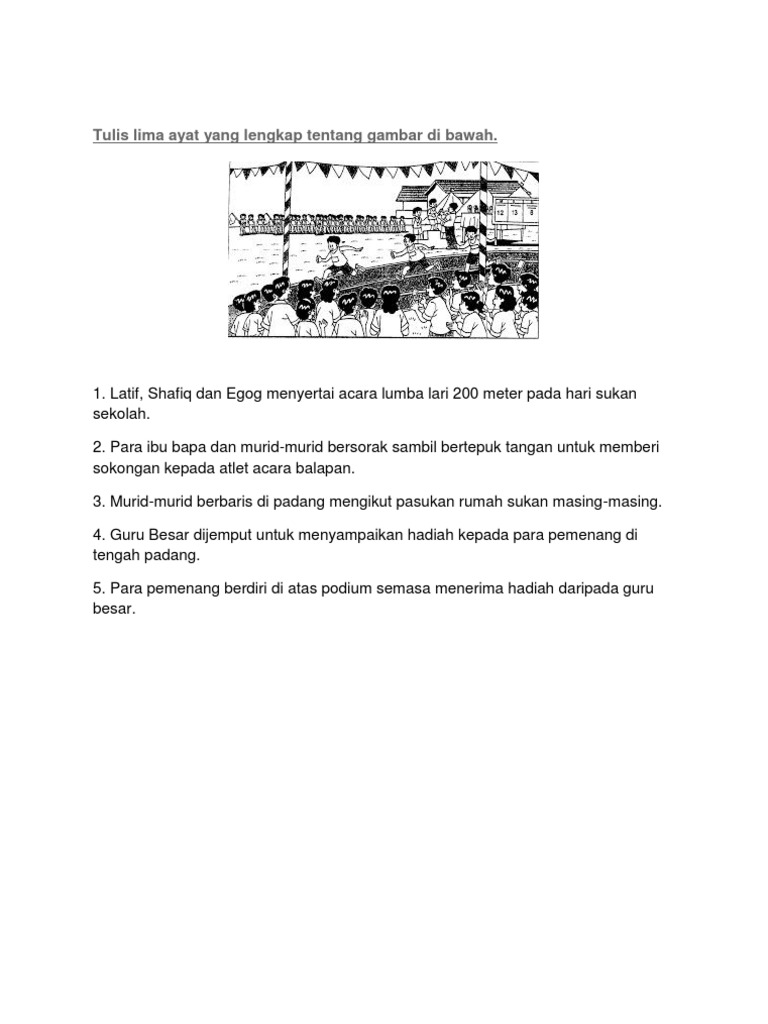 Bm 5 Ayat Sukan Pdf
