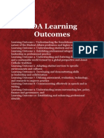 sda student learning outcomes 2012