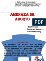 49612234 Amenaza de Aborto Caso Clinico Marbelys