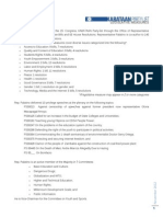 Kabataan Partylist Legislative Measures As of Nov. 27, 2012