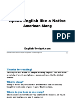 EnglishTonight American Slang