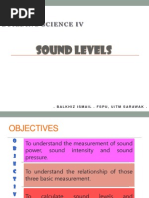 Lecture #2 - Sound Level