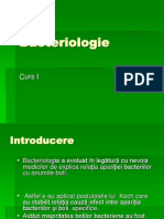 Bacteriologie Curs I