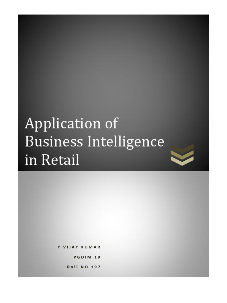 Business Intelligence in Retail | PDF