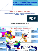 RESEARCH STRATEGY OF INDONESIA AND THAILAND 
TOWARD ASEAN COMMUNITY 2015 
