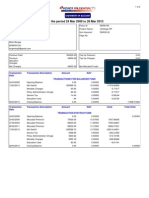 UnitStatement Report