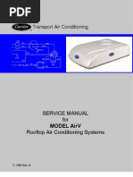 Carrier Transport Air Conditioning Model AirV Rooftop AC Unit For Buses & RV's