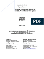 Analysis of Radial Compressor Options For
