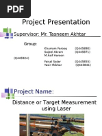 Download Distance Measurment using Laser red pointer  by bhaikhurram SN13418809 doc pdf