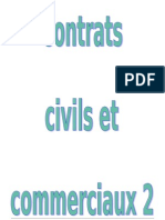 Contrats Civils Et Commerciaux 2e Semestre