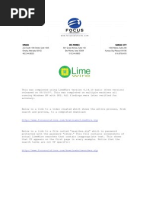 Limewire Specifications Guide