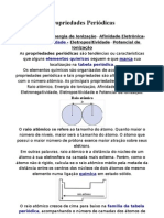 Propriedades Periodicas