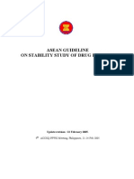 ASEAN GUIDELINE ON STABILITY STUDY