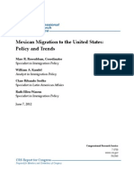 Mexican Migration To The United States-Policy and Trends PDF