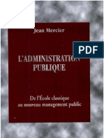 L'Administration Publique - Jean Mercier