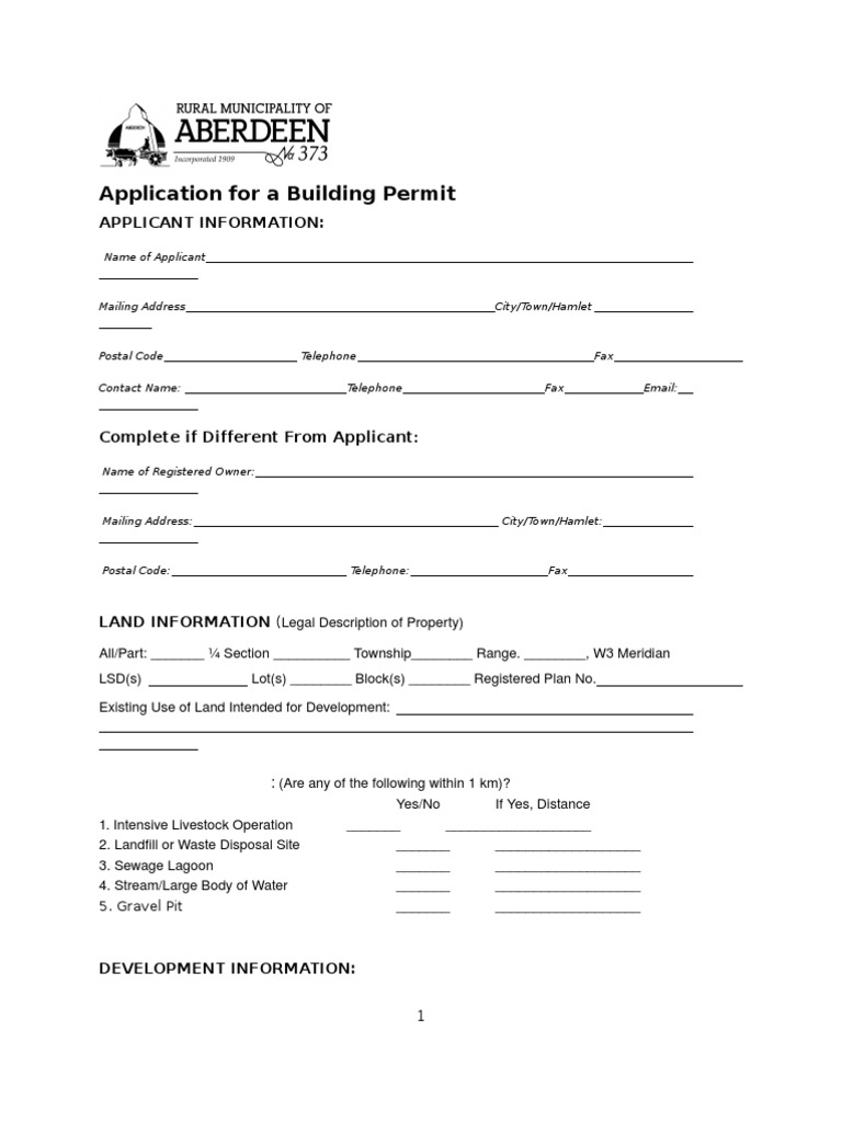 Application For A Building | PDF | Wall | Hvac