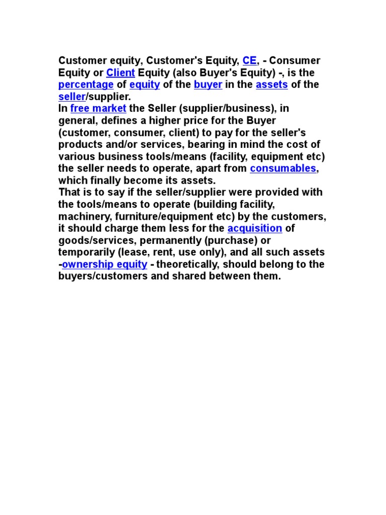 Understanding Customer Equity Concepts | PDF