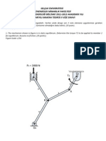 Makine Teorisi II 2011-2012 Vize Sinavi PDF