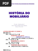 Design de Interiores I. H. Mobiliario. Aula 03. Grecia. Parte 1