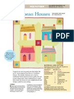 Caribbean Houses: Free Pattern