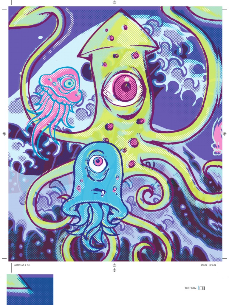 Screen Print Illustration Tutorial Computer Arts Graphic Design