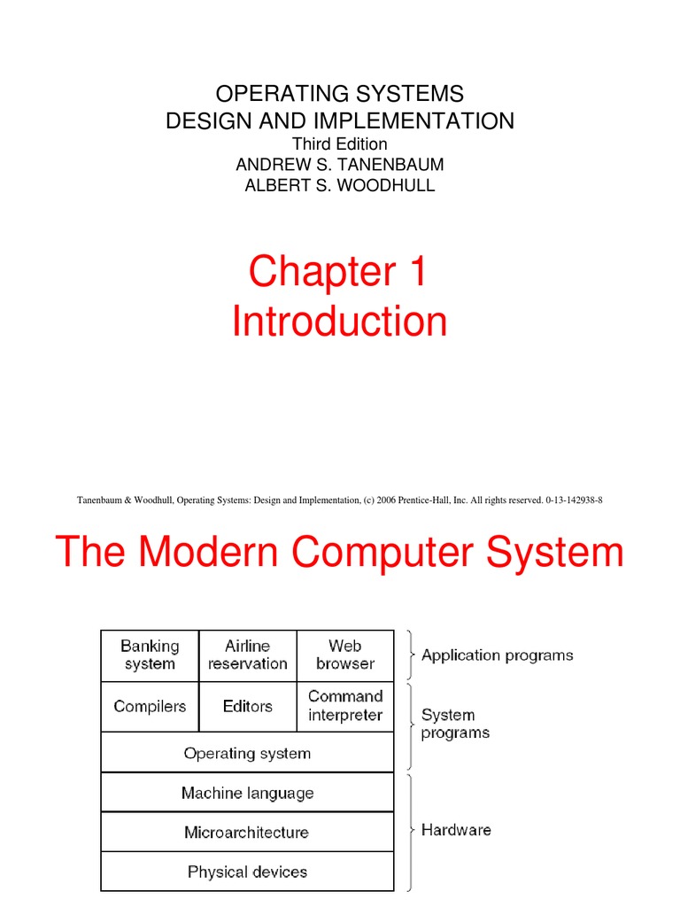 Operating System (Chap 1) | PDF | Operating System | File System
